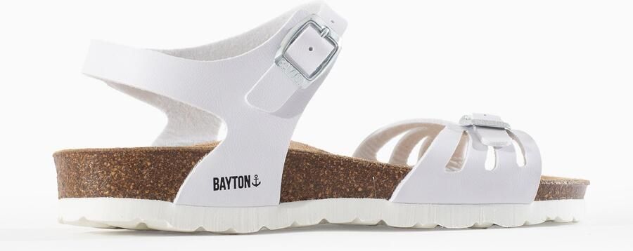Bayton Sandalen met riem 'Eos' zwart wit - Foto 5