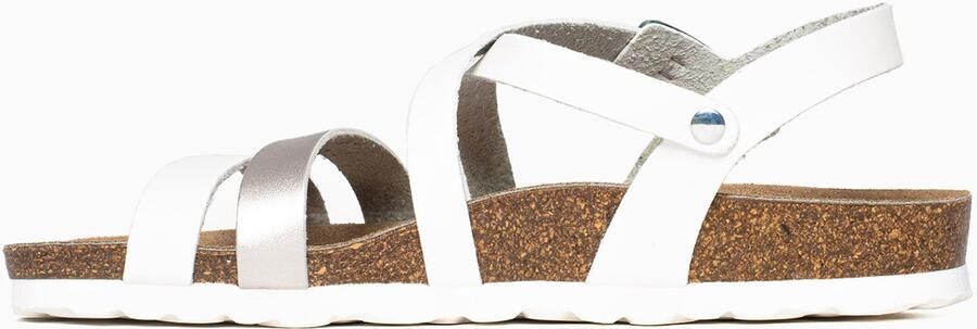 Bayton Sandalen met riem 'Gerone' wit - Foto 6