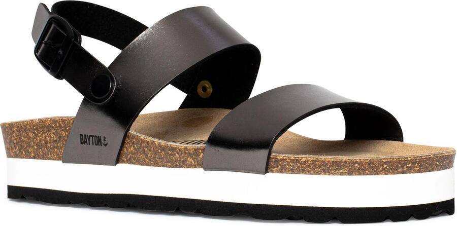 Bayton Sandalen met riem 'Gladstone' zwart - Foto 4
