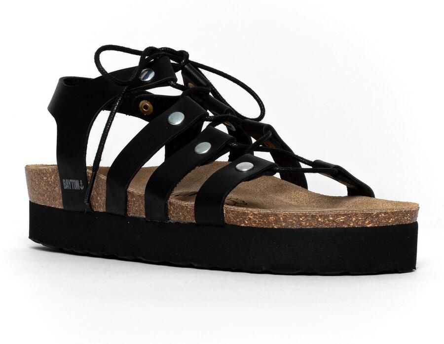 Bayton Sandalen met riem 'Jaen' zwart - Foto 3