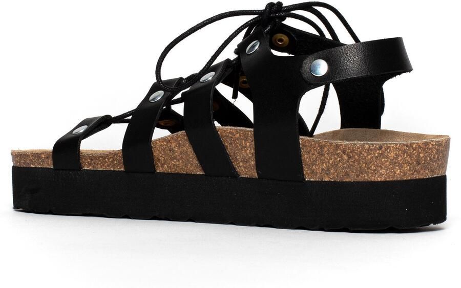 Bayton Sandalen met riem 'Jaen' zwart - Foto 4
