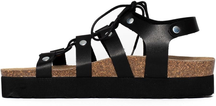 Bayton Sandalen met riem 'Jaen' zwart - Foto 6