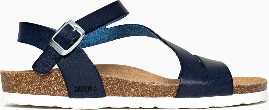 Bayton Sandalen met riem 'Jaeva' blauw - Foto 5