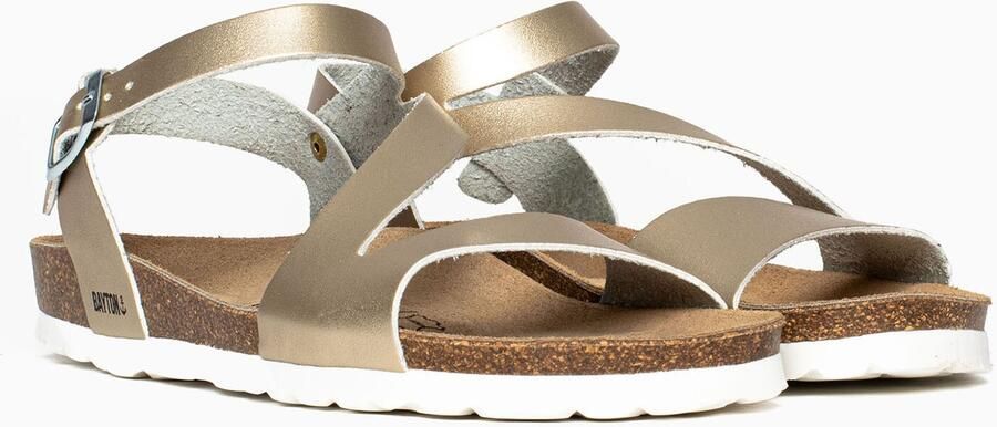 Bayton Sandalen met riem 'Jaeva' goud - Foto 5