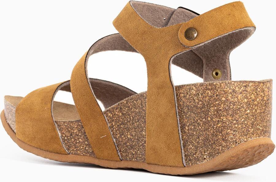 Bayton Sandalen met riem karamel lichtbruin - Foto 2