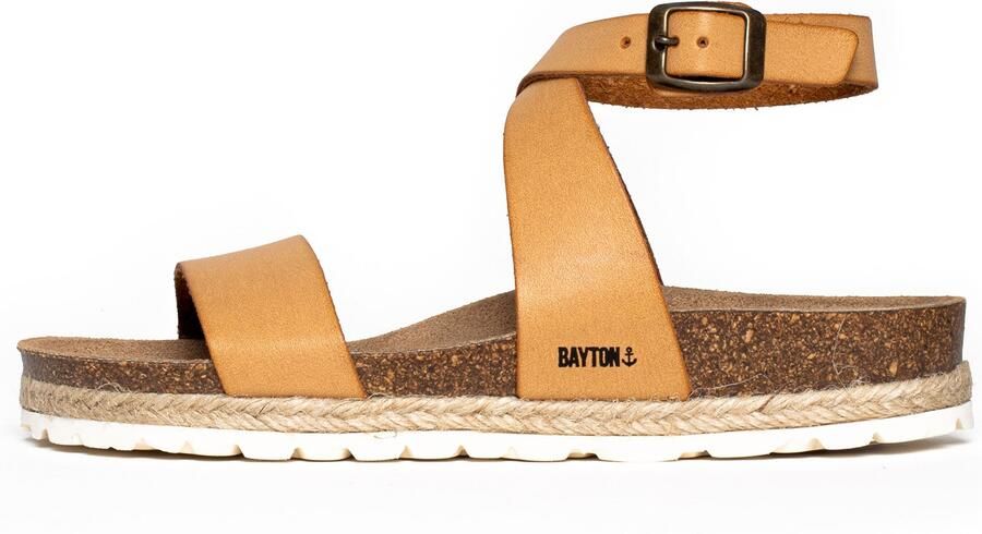 Bayton Sandalen met riem 'Karratha' lichtbruin