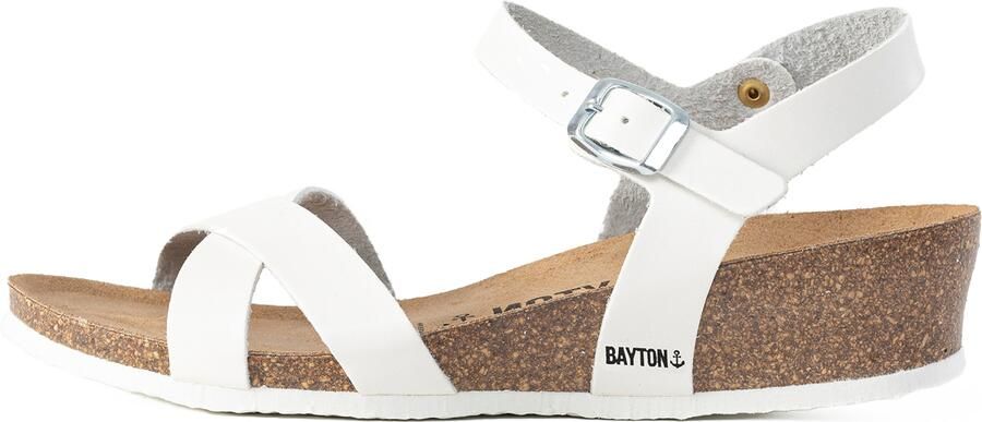Bayton Sandalen met riem 'Lajas' wit