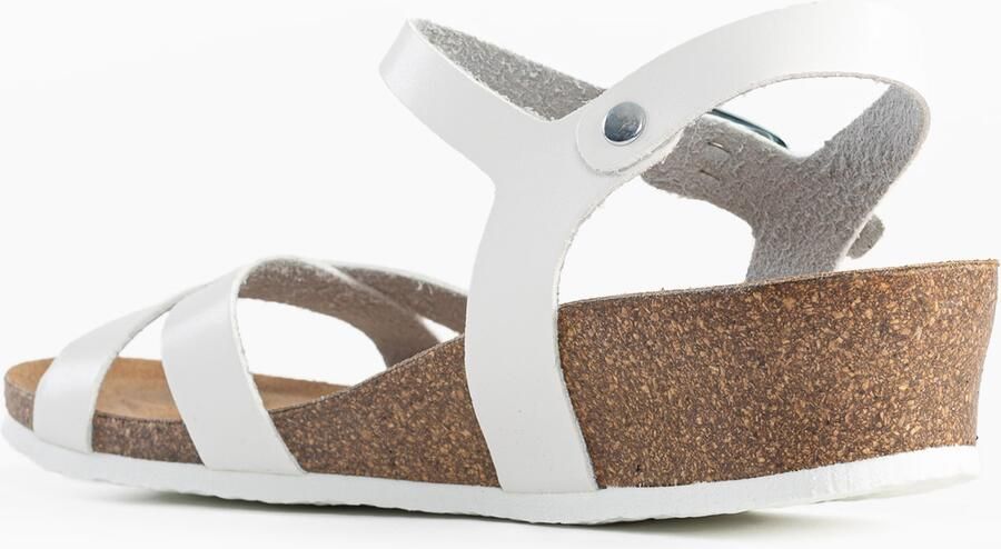 Bayton Sandalen met riem 'Lajas' wit - Foto 2