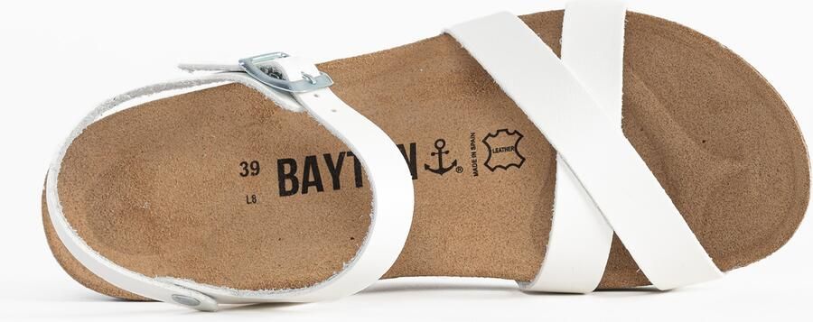 Bayton Sandalen met riem 'Lajas' wit - Foto 5