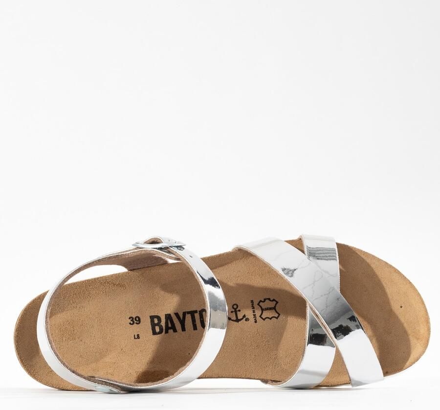 Bayton Sandalen met riem 'Lajas' zwart zilver - Foto 4