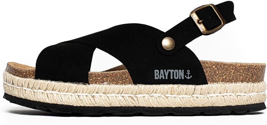 Bayton Sandalen met riem 'Leida' zwart - Foto 1