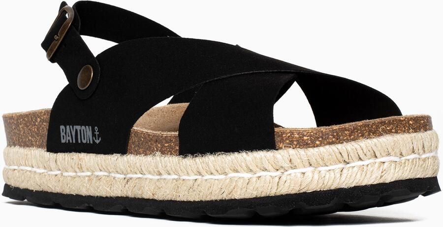 Bayton Sandalen met riem 'Leida' zwart - Foto 4