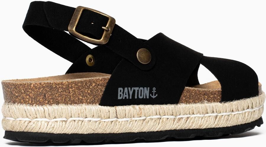 Bayton Sandalen met riem 'Leida' zwart - Foto 3