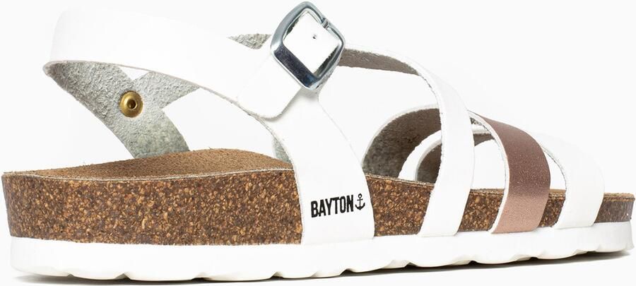 Bayton Sandalen met riem pink wit - Foto 2