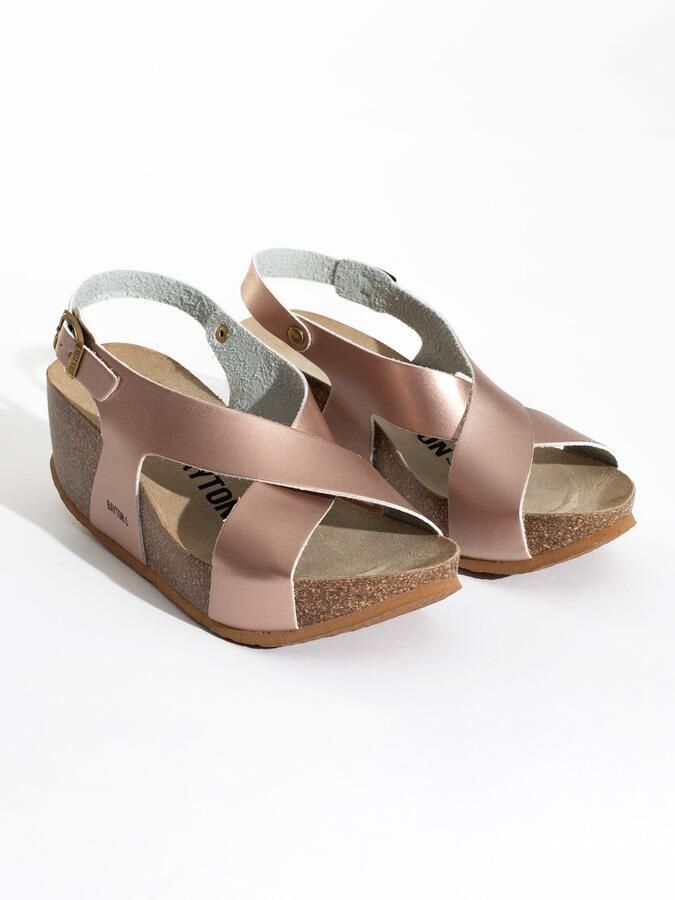 Bayton Sandalen met riem 'Rea' rose-goud - Foto 3