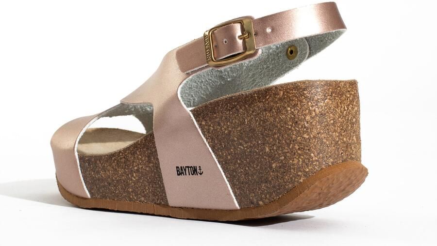 Bayton Sandalen met riem 'Rea' rose-goud - Foto 4