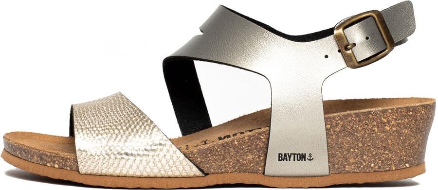 Bayton Sandalen met riem 'Reus' goud