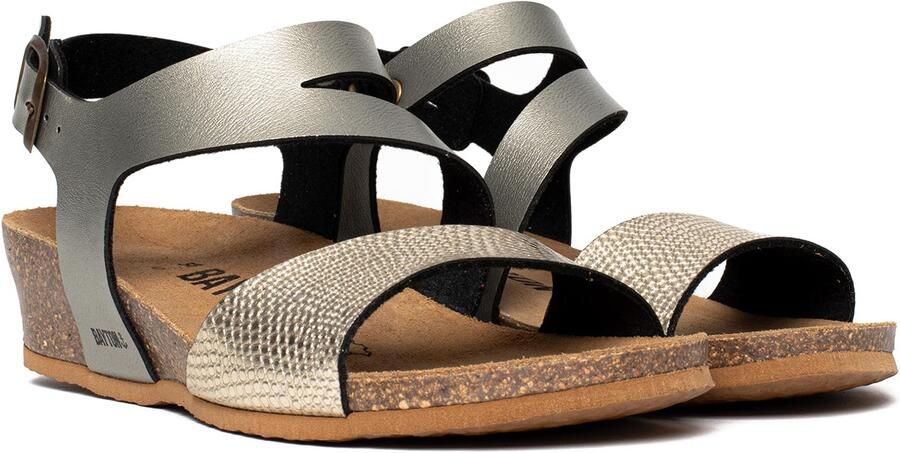Bayton Sandalen met riem 'Reus' goud - Foto 4