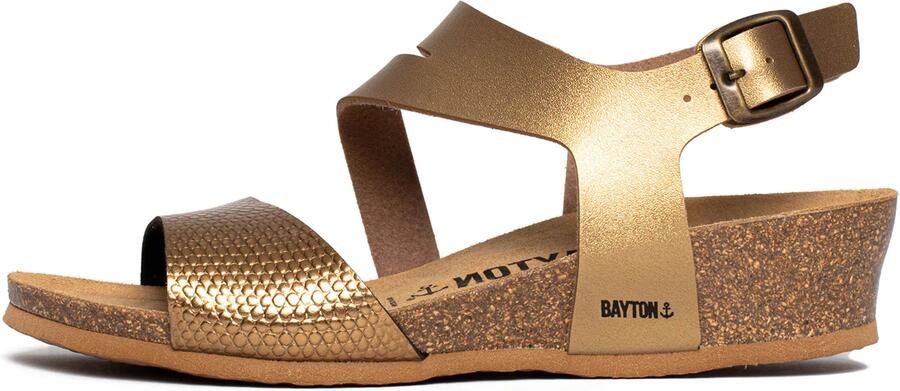 Bayton Sandalen met riem 'Reus' goud