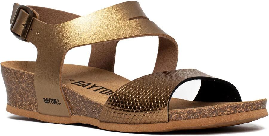 Bayton Sandalen met riem 'Reus' goud - Foto 3