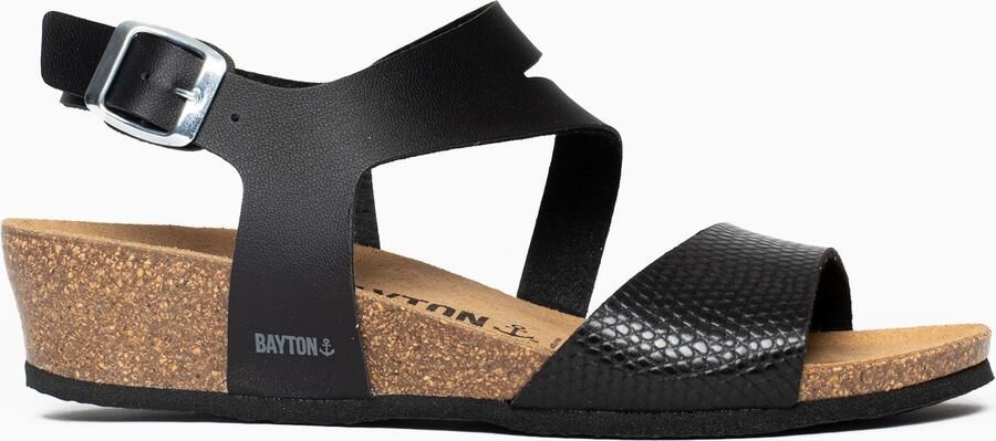 Bayton Sandalen met riem 'Reus' zwart - Foto 4