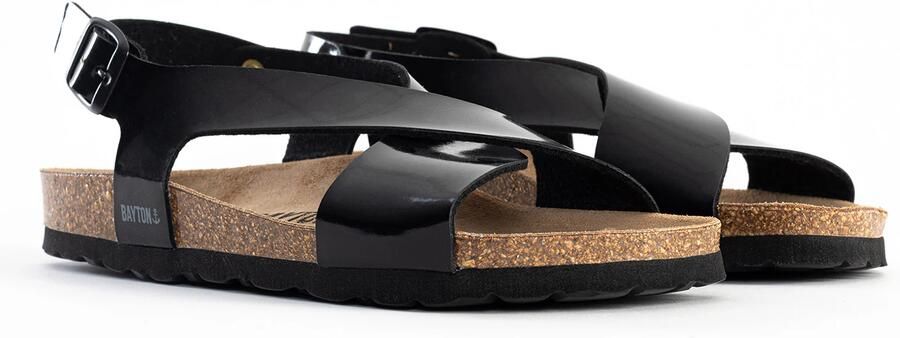 Bayton Sandalen met riem 'Rioja' zwart - Foto 6