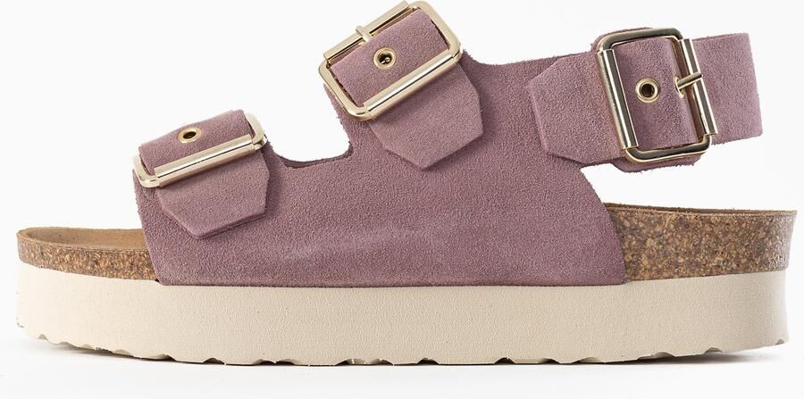 Bayton Sandalen met riem 'Rosa' lila
