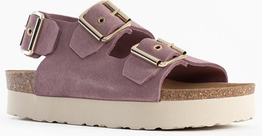 Bayton Sandalen met riem 'Rosa' lila - Foto 3