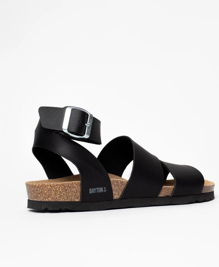 Bayton Sandalen met riem 'Soria' zwart - Foto 4
