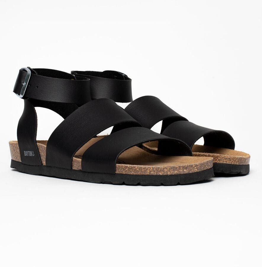 Bayton Sandalen met riem 'Soria' zwart - Foto 3