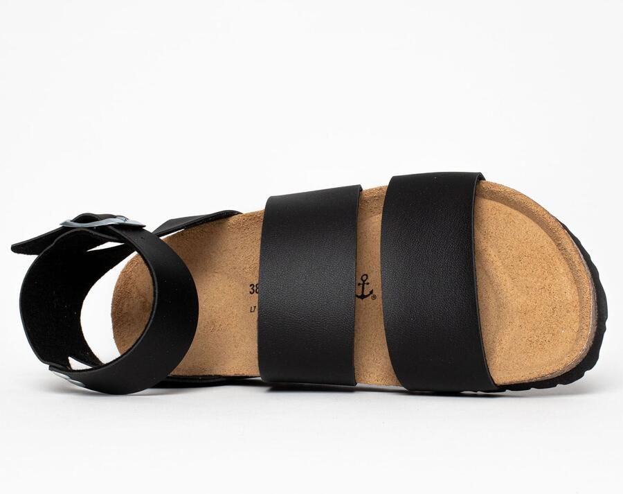 Bayton Sandalen met riem 'Soria' zwart - Foto 6