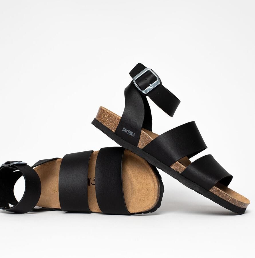 Bayton Sandalen met riem 'Soria' zwart - Foto 2