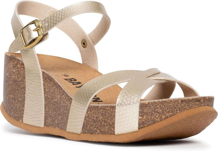 Bayton Sandalen met riem 'Venus' nude bruin - Foto 3