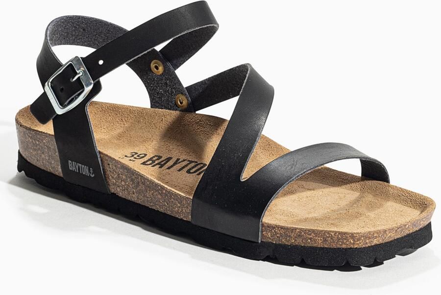 Bayton Sandalen met riem 'Vigo' zwart - Foto 2