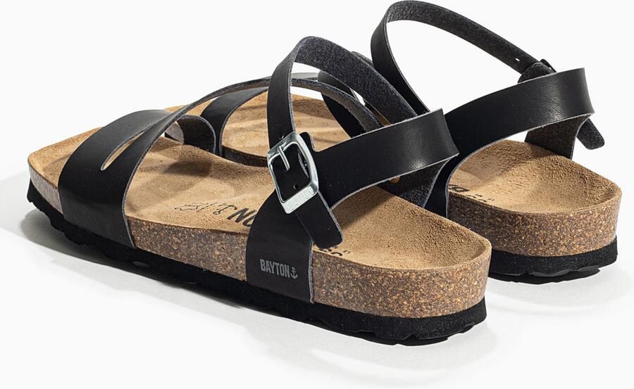 Bayton Sandalen met riem 'Vigo' zwart - Foto 4