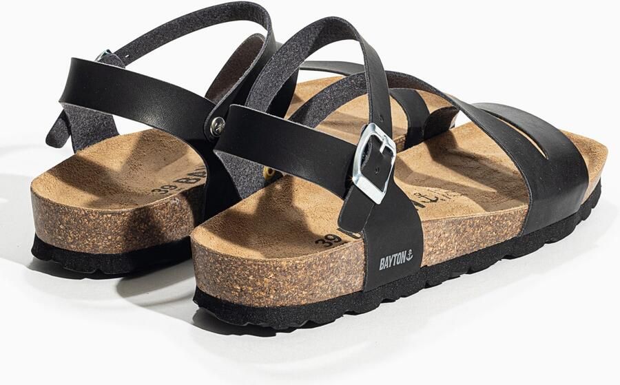 Bayton Sandalen met riem 'Vigo' zwart - Foto 3