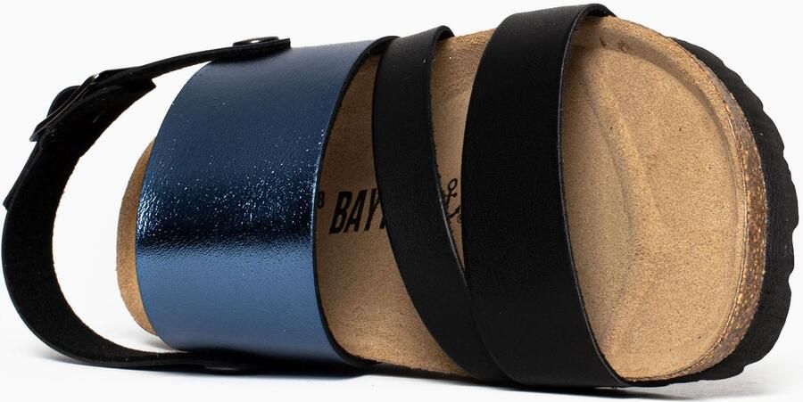 Bayton Sandalen met riem 'Vitoria' zilver wit - Foto 3