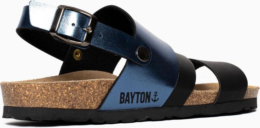 Bayton Sandalen met riem 'Vitoria' zilver wit - Foto 4