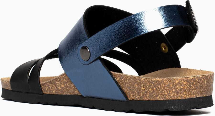 Bayton Sandalen met riem 'Vitoria' zilver wit - Foto 2