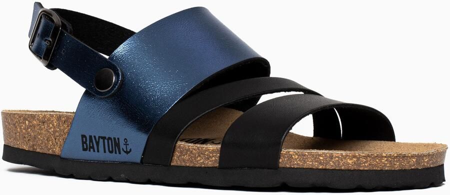 Bayton Sandalen met riem 'Vitoria' zilver wit - Foto 5