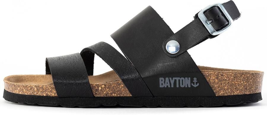 Bayton Sandalen met riem 'Vitoria' zwart