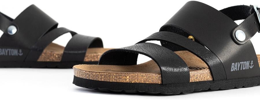 Bayton Sandalen met riem 'Vitoria' zwart - Foto 6