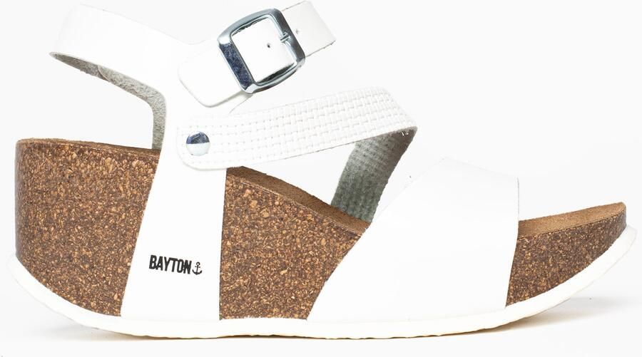 Bayton Sandalen met riem wit - Foto 3