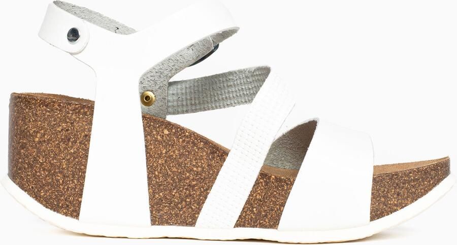 Bayton Sandalen met riem wit - Foto 4