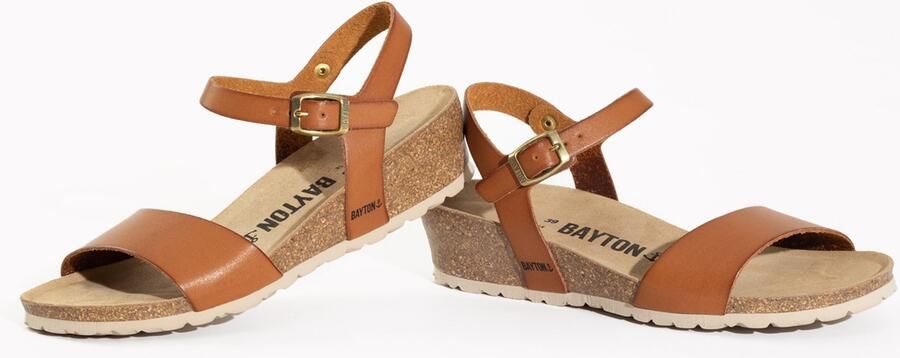 Bayton Sandalen met riem 'Wodonga' bruin - Foto 6