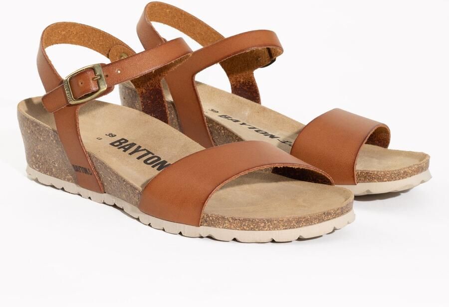 Bayton Sandalen met riem 'Wodonga' bruin - Foto 3