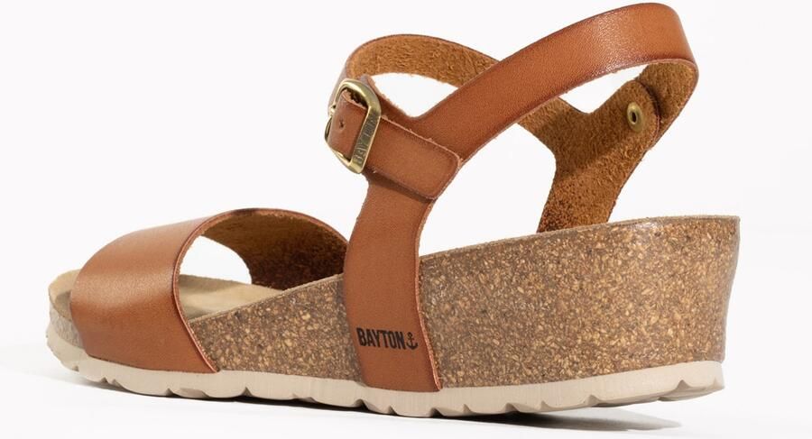 Bayton Sandalen met riem 'Wodonga' bruin - Foto 4