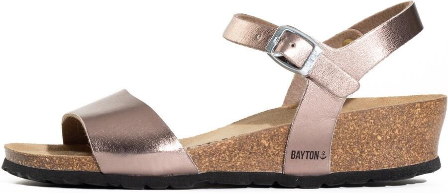 Bayton Sandalen met riem 'Wodonga' lichtlila zwart