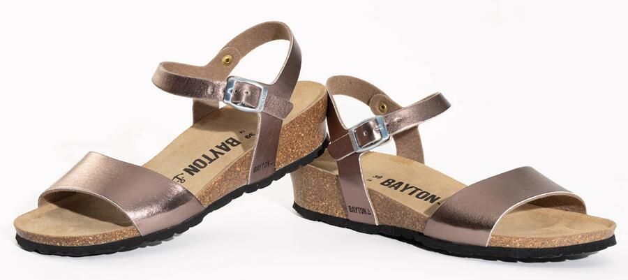 Bayton Sandalen met riem 'Wodonga' lichtlila zwart - Foto 4