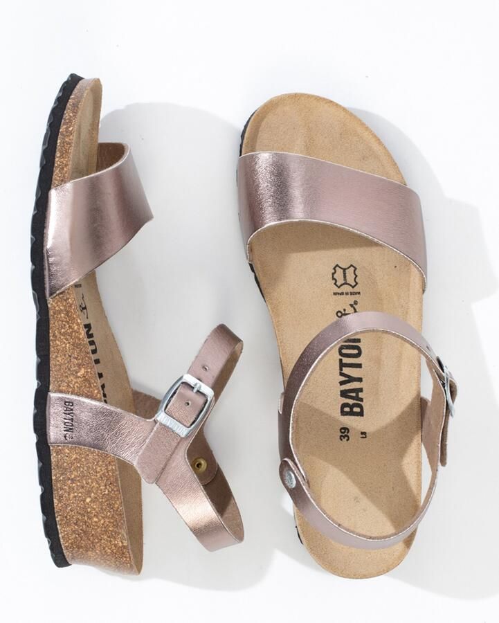 Bayton Sandalen met riem 'Wodonga' lichtlila zwart - Foto 3